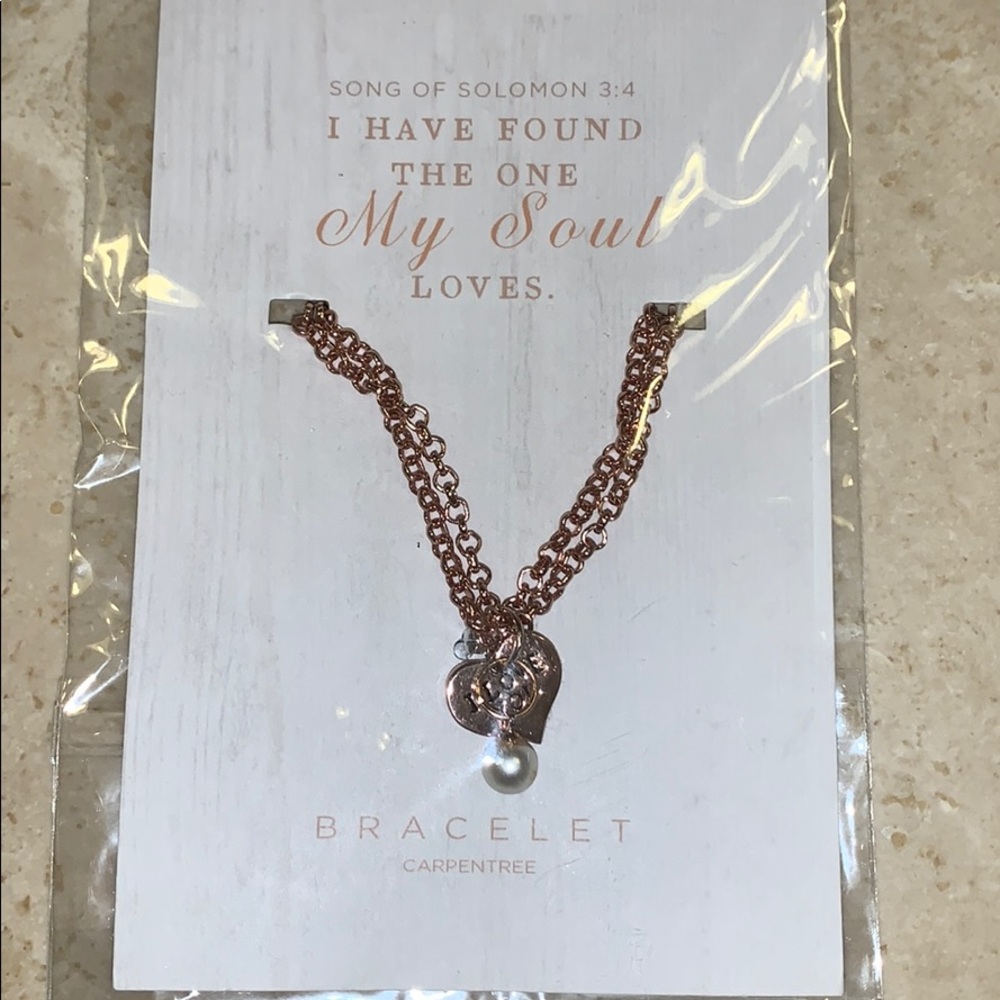 🔥🆕 Rose Gold I Love You Bracelet